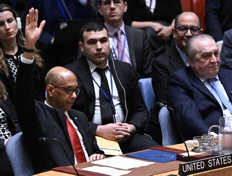 The U S Vetoes Resolution To Upgrade Palestine’s U N Membership News Headlines