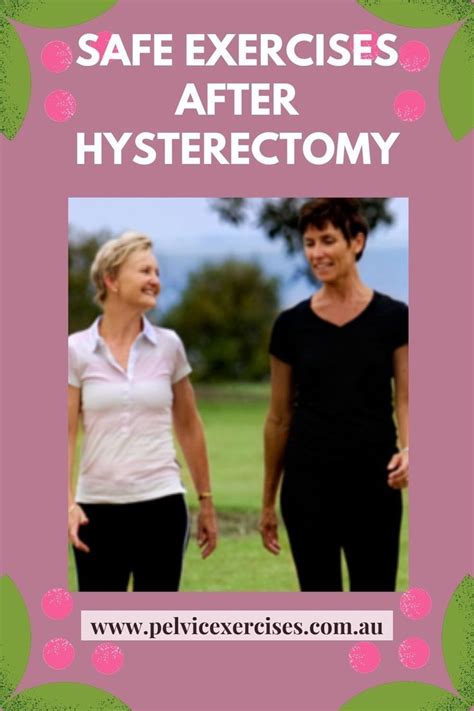 Pin On Exercises After Hysterectomy