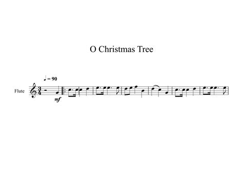 O Christmas Tree Flute Arr Digital Book Music Sheet Music