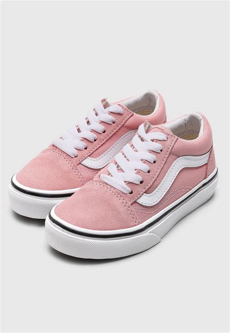 Tênis Vans Infantil Uy Old Skool Rosa Compre Agora Tricae Brasil