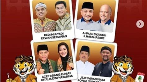 4 Survei Elektabilitas Pilgub Jabar 2024 Cagub Terkuat Acep Adang