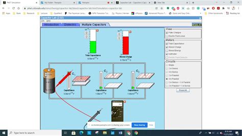 Lab Parallel Combination Of Capacitor Youtube