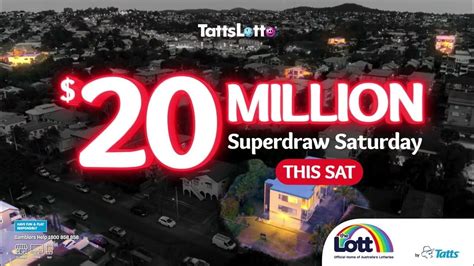 20m Tattslotto Superdraw 13 August 2022 The Lott Official Home Of