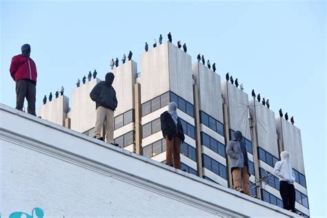 Calm Installs Male Suicide Sculptures On Itv Tower