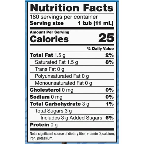 Coffee Mate French Vanilla Creamer Nutrition Label | Blog Dandk