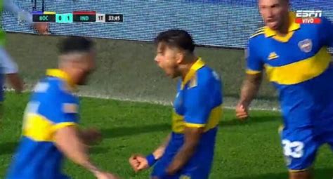 Boca Vs Independiente Hoy Gol De Pol Fernández Para La Igualdad 1 1