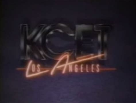 KCET logo circa 1987 | Title card, Television program, Neon signs