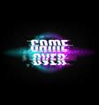 Game Over Glitch Emoji Royalty Free Vector Image