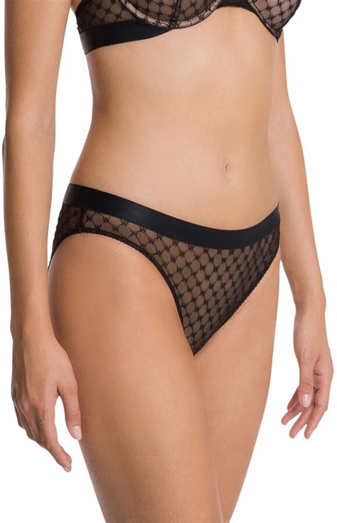 Wolford Sheer Logo Bikini Briefs Shopstyle Panties