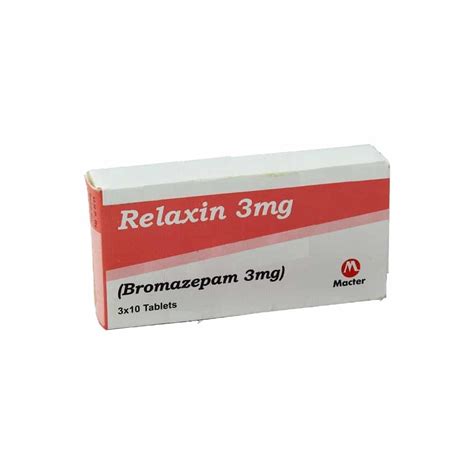 Relaxin 3mg Tablet Side Effects Buy Online ₨ 197 Khasmart