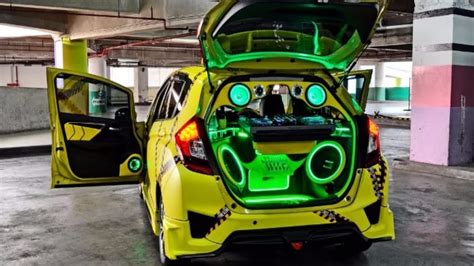 Gaul Modifikasi Mobil Honda Jazz Full Audio Paling Gaul Dan Keren