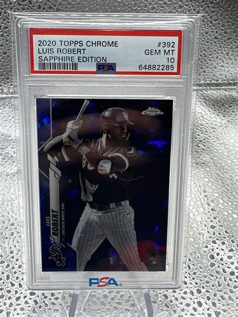 Luis Robert Jr 2020 Topps Chrome Sapphire Edition 392 Sapphire