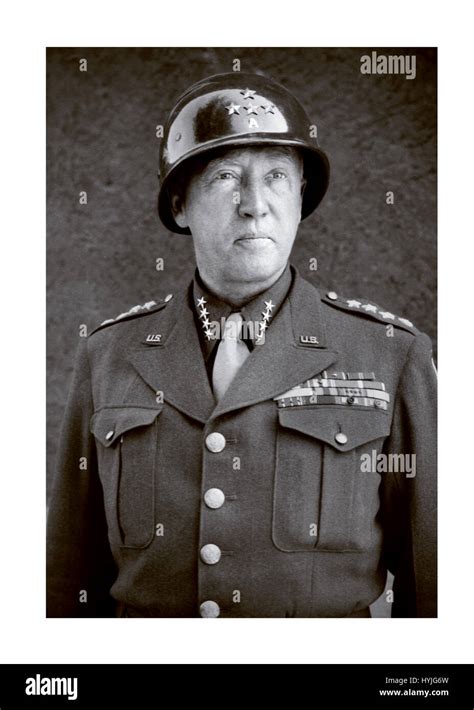 Le Général George Patton Banque Dimages Détourées Alamy