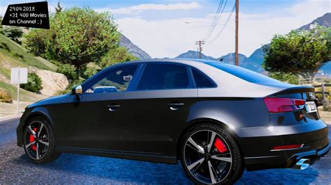 Audi Rs3 Sedan Grand Theft Auto V Mgva Mods Gta5 Mods Review Youtube