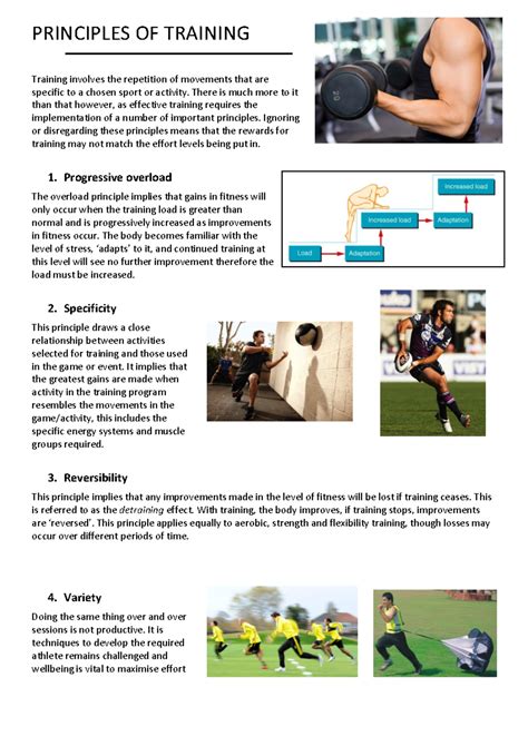 Training Principles