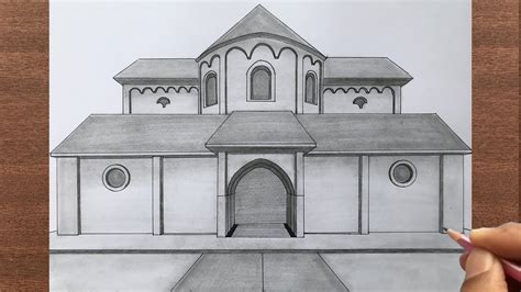 Romanesque Architecture Sketch