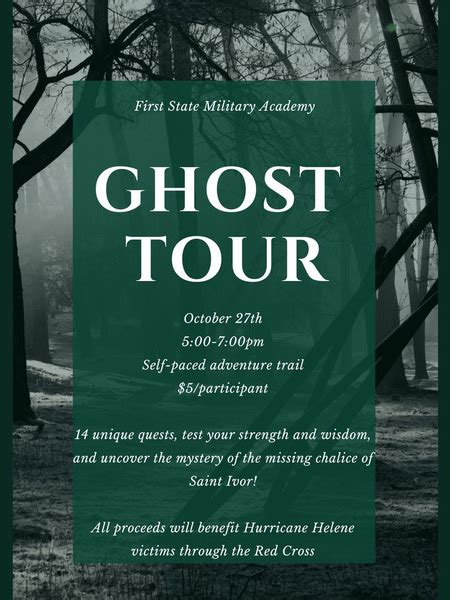 Ghost Tour 27 Oct News And Announcements