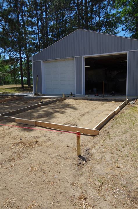 Apron Prep And Pour Adding A Larger Apron To The Front Of Our Garage