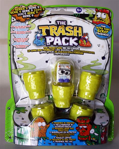 The Trash Pack 5 Trashies In Toilets Trash Gang Series 5 Moose Toys New