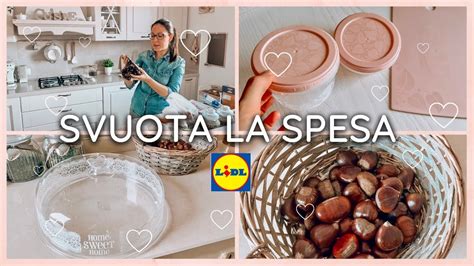 Vlog Svuota La Spesa Lidl Acquisti Per La Casa Youtube