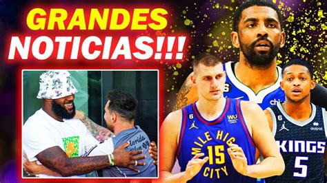 FICHAJES NUEVOS Y RENOVACIÓN LEBRON CON MESSI OJO DONCIC Y MERCADO