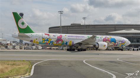 Boeing 777 300er Eva Air Hello Kitty Shining Star Livery Flickr