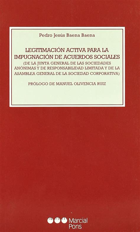 Legitimaci N Activa Para La Impugnaci N De Acuerdos Sociales De La