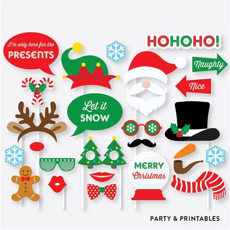 Free Printable Christmas Photo Booth Props Printable Calendars At A