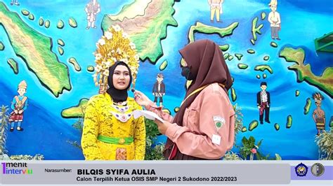 Menit Interviu Bersama Bilqis Syifa Aulia Pemenang Pemilu Raya Smp