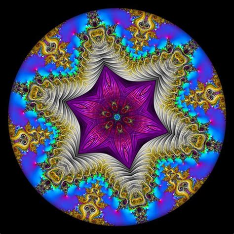 Magical Fractal Mandala Art