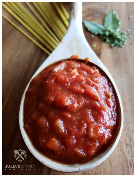 Easy Marinara Sauce Recipe Julias Simply Southern