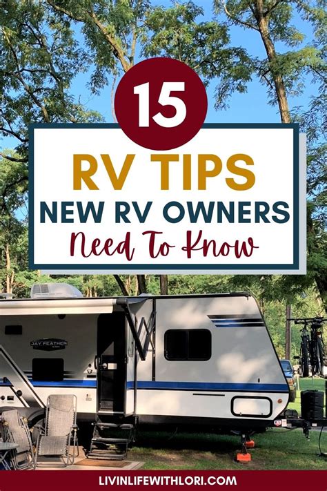 Tips And Must Haves For New Rvers Livin Life With Lori Rving