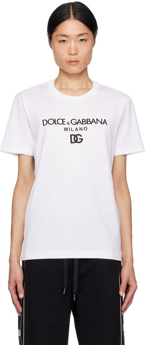 White Dg T Shirt By Dolceandgabbana On Sale