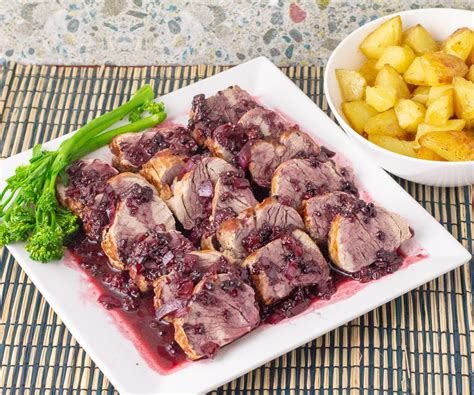 Pork Tenderloin With Blackberry Wine Sauce Icing On The Steak