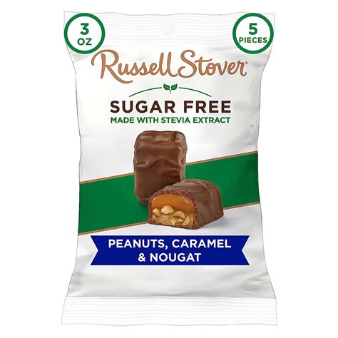 Amazon Russell Stover Sugar Free Milk Chocolate Peanut Caramel