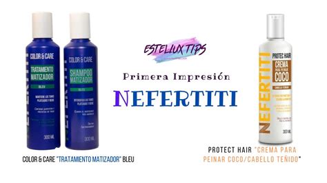 SERIE DE PRODUCTOS NEFERTITI 1 TRATAMIENTO MATIZADOR BLEU CREMA