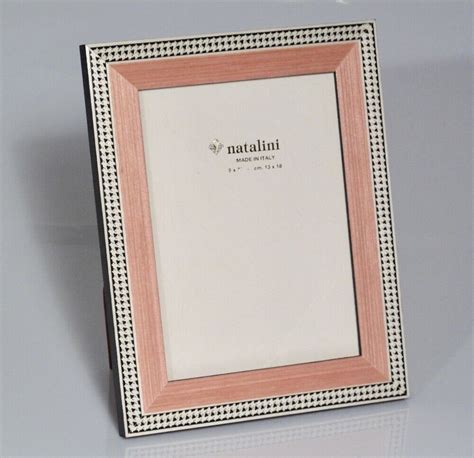 Natalini Hand Made In Italy Pink Wood Marquetry Photo Picture Frame EBay