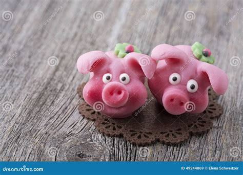 Marzipan pig stock image. Image of sweet, marzipan, fortune - 49244869