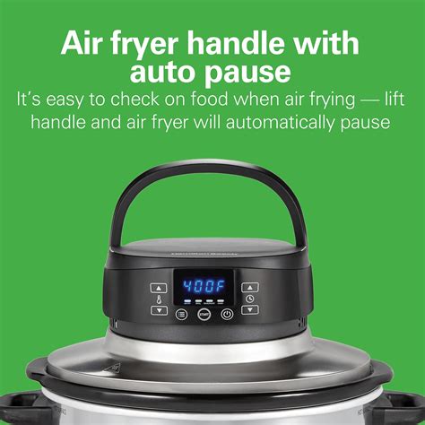 2 In 1 Air Fry Slow Cooker 6 Quart Capacity 33061