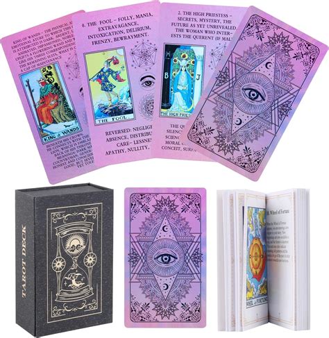 Amazon Cartas de tarot con guía para principiantes baraja de