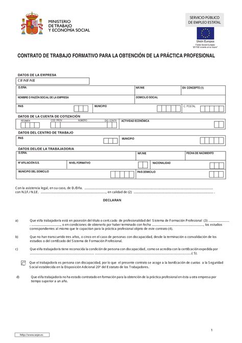 Practicas Completo 20MAYO CONTRATO DE TRABAJO FORMATIVO PARA LA