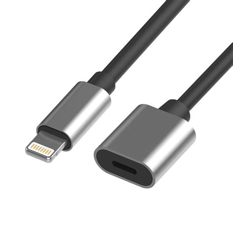 Alluminum Lightning 8 Pin Male To Female Lightning Extension Cable For Iphone China Lightning