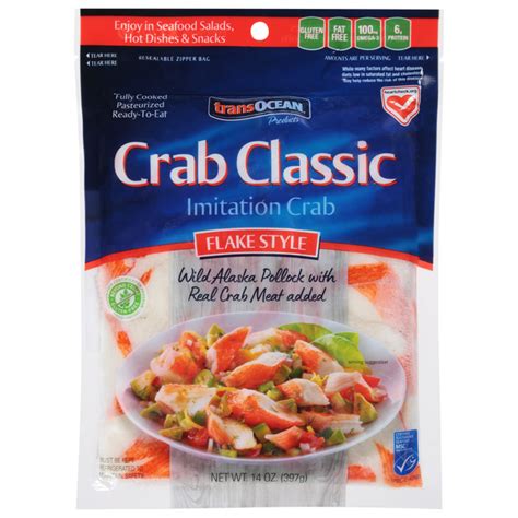 Save On TransOcean Crab Classic Imitation Crab Meat Flake Style Order