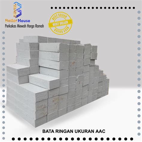 Jual Bata Ringan Aac Hebel Bata Ringan Hebel Shopee Indonesia