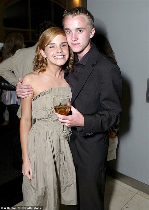 Harry Potter Star Tom Felton With Female After Talking Secret Love For Emma Watson Daily