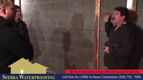 Wet Basement Waterproofing Services Akron 330 732 7006 Sferra