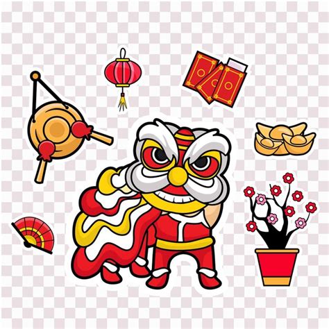 Premium Vector Chinese New Year Icon Illustration Vector