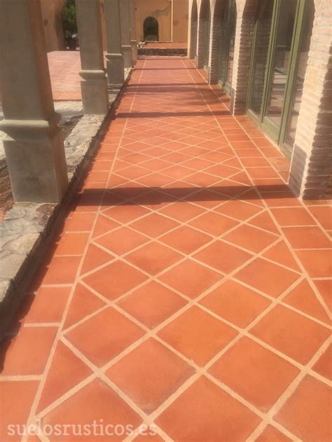 Suelo De Barro Terracota Patio Flooring Rustic Flooring House