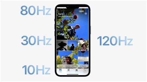 Apples First 120hz Display On An Iphone Is All Samsung Down To The Refresh Range Phonearena