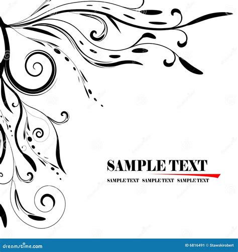 Floral banner vector stock vector. Illustration of element - 6816491